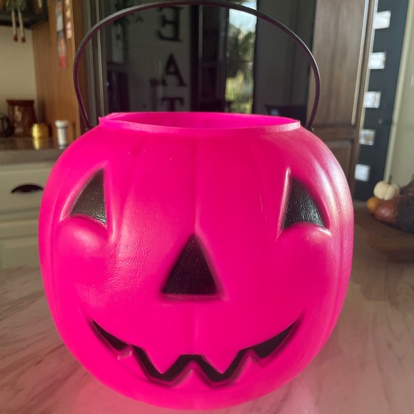 VTG BIG GENERAL FOAM PLASTICS BIG JACK PINK PUMPKIN - Picture 1 of 6